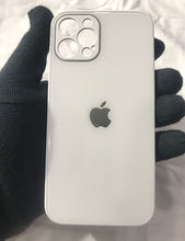 Load image into Gallery viewer, White glass camera protector premium case for Apple Iphone 12 Pro
