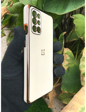 Load image into Gallery viewer, White My Case chrome silicone case for OnePlus 9R
