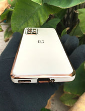 Load image into Gallery viewer, White My Case chrome silicone case for OnePlus 9R
