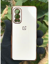 Load image into Gallery viewer, White My Case chrome silicone case for OnePlus Nord 2
