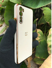 Load image into Gallery viewer, White My Case chrome silicone case for OnePlus Nord
